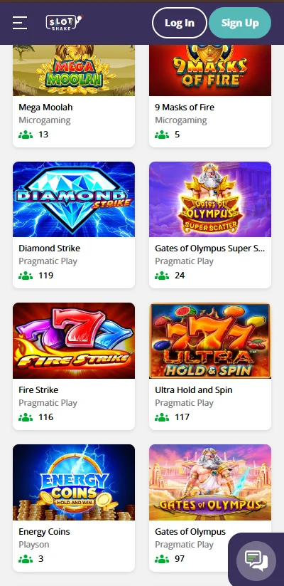 Download the SlotShake App